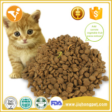 Sabor de pescado fiable y orgánica seca comida para gatos hechos en china